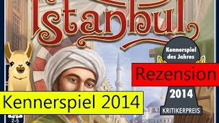 YouTube Review vom Spiel "Istanbul (Kennerspiel des Jahres 2014)" von Spielama