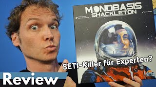 YouTube Review vom Spiel "Mondbasis Shackleton" von Hunter & Cron