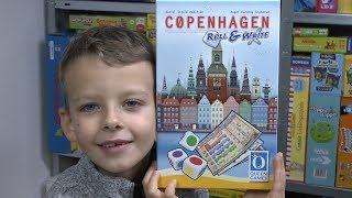 YouTube Review vom Spiel "Copenhagen: Roll & Write" von SpieleBlog