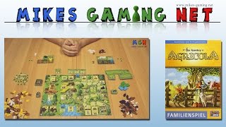 YouTube Review vom Spiel "Agricola: Familienspiel" von Mikes Gaming Net - Brettspiele