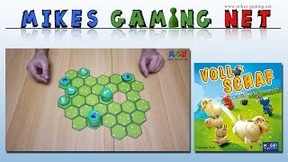 YouTube Review vom Spiel "Voll Schaf" von Mikes Gaming Net - Brettspiele