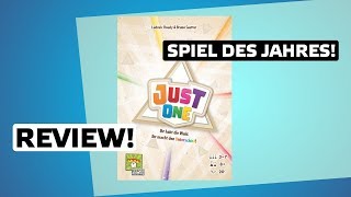 YouTube Review vom Spiel "Just One (Spiel des Jahres 2019)" von SPIELKULTde