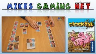 YouTube Review vom Spiel "Drecksau" von Mikes Gaming Net - Brettspiele