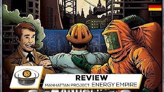 YouTube Review vom Spiel "The Manhattan Project: Energy Empire" von Get on Board