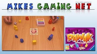 YouTube Review vom Spiel "DAWAK" von Mikes Gaming Net - Brettspiele