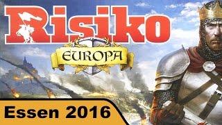 YouTube Review vom Spiel "Risiko Europa" von Hunter & Cron - Brettspiele