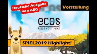YouTube Review vom Spiel "Ecos: Der Erste Kontinent" von Spielama