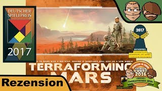 YouTube Review vom Spiel "Terraforming Mars: NÃ¤chster Halt â€“ Venus (2. Erweiterung)" von Hunter & Cron - Brettspiele