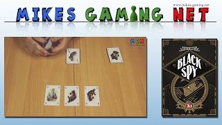 YouTube Review vom Spiel "Black Spy / Gespenster" von Mikes Gaming Net - Brettspiele