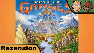YouTube Review vom Spiel "Rajas of the Ganges: The Dice Charmers" von Hunter & Cron - Brettspiele