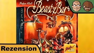 YouTube Review vom Spiel "Beasty Bar" von Hunter & Cron - Brettspiele
