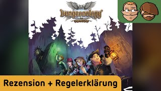 YouTube Review vom Spiel "Dungeon Roll" von Hunter & Cron - Brettspiele