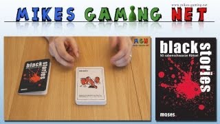 YouTube Review vom Spiel "Black Stories 6" von Mikes Gaming Net - Brettspiele
