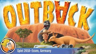 YouTube Review vom Spiel "Outback" von BoardGameGeek
