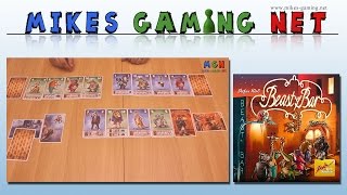 YouTube Review vom Spiel "Beasty Bar" von Mikes Gaming Net - Brettspiele