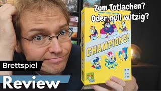 YouTube Review vom Spiel "Champions!" von Hunter & Cron