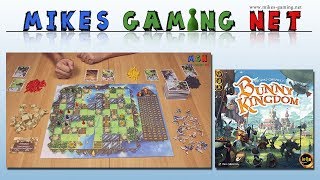 YouTube Review vom Spiel "Bunny Kingdom" von Mikes Gaming Net - Brettspiele