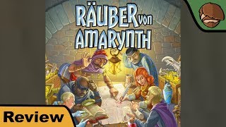YouTube Review vom Spiel "Räuber von Amarynth" von Hunter & Cron - Brettspiele