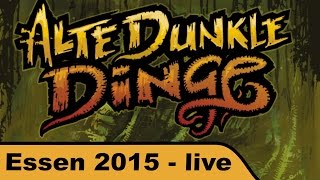 YouTube Review vom Spiel "Alte Dunkle Dinge" von Hunter & Cron - Brettspiele