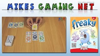 YouTube Review vom Spiel "Freaky" von Mikes Gaming Net - Brettspiele