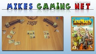 YouTube Review vom Spiel "Animals on Board" von Mikes Gaming Net - Brettspiele