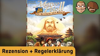 YouTube Review vom Spiel "Marco Polo II: Im Auftrag des Khan" von Hunter & Cron - Brettspiele