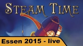 YouTube Review vom Spiel "Steam Time" von Hunter & Cron - Brettspiele