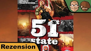 YouTube Review vom Spiel "51st State: Verbündete – Das Master Set (Erweiterung)" von Hunter & Cron - Brettspiele