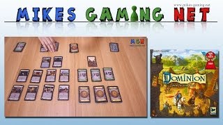 YouTube Review vom Spiel "Dominion: Seaside (2. Erweiterung)" von Mikes Gaming Net - Brettspiele