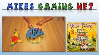 YouTube Review vom Spiel "Villa Paletti (Spiel des Jahres 2002)" von Mikes Gaming Net - Brettspiele