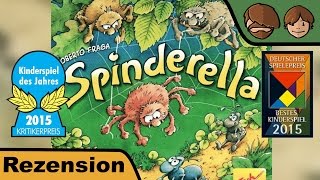 YouTube Review vom Spiel "Spinderella (Kinderspiel des Jahres 2015)" von Hunter & Cron - Brettspiele