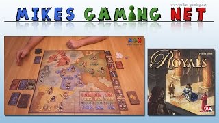 YouTube Review vom Spiel "Royals" von Mikes Gaming Net - Brettspiele
