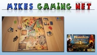 YouTube Review vom Spiel "Risiko: Der Herr der Ringe" von Mikes Gaming Net - Brettspiele