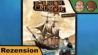 YouTube Review vom Spiel "Robinson Crusoe: Die Fahrt der Beagle (1. Erweiterung)" von Hunter & Cron - Brettspiele