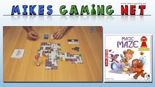 YouTube Review vom Spiel "Magic Maze Kids" von Mikes Gaming Net - Brettspiele