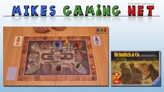 YouTube Review vom Spiel "Heimlich & Co. (Spiel des Jahres 1986)" von Mikes Gaming Net - Brettspiele