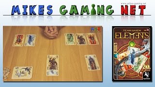 YouTube Review vom Spiel "Element" von Mikes Gaming Net - Brettspiele