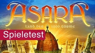 YouTube Review vom Spiel "Asara - Land der 1000 Türme" von Spielama