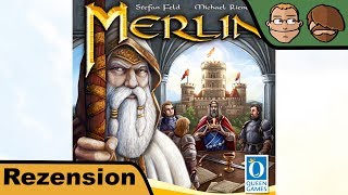 YouTube Review vom Spiel "Merlin (Queen Games)" von Hunter & Cron - Brettspiele