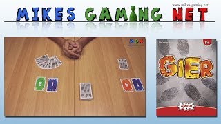 YouTube Review vom Spiel "Gier" von Mikes Gaming Net - Brettspiele