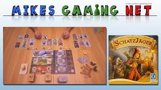 YouTube Review vom Spiel "SchatzJäger" von Mikes Gaming Net - Brettspiele