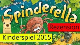 YouTube Review vom Spiel "Spinderella (Kinderspiel des Jahres 2015)" von Spielama