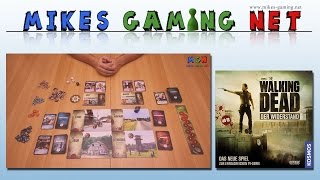 YouTube Review vom Spiel "The Walking Dead: Der Widerstand" von Mikes Gaming Net - Brettspiele