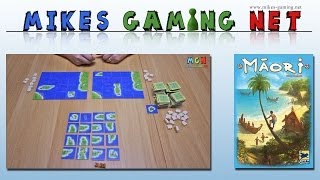 YouTube Review vom Spiel "Maori" von Mikes Gaming Net - Brettspiele