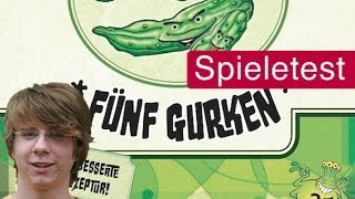 YouTube Review vom Spiel "Fünf Gurken" von Spielama