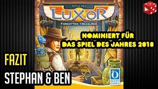 YouTube Review vom Spiel "Luxor" von Brettspielblog.net - Brettspiele im Test