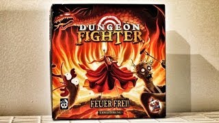 YouTube Review vom Spiel "Dungeon Fighter: Feuer frei! (1. Erweiterung)" von Hunter & Cron - Brettspiele