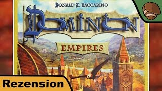 YouTube Review vom Spiel "Dominion: Empires (7. Erweiterung)" von Hunter & Cron - Brettspiele