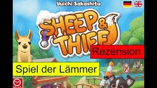 YouTube Review vom Spiel "Sheep & Thief" von Spielama