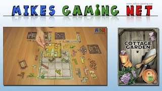 YouTube Review vom Spiel "Cottage Garden" von Mikes Gaming Net - Brettspiele